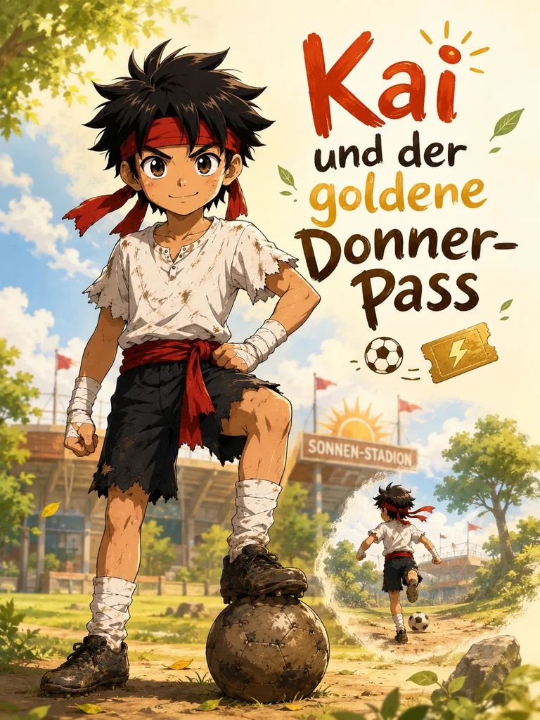 Kai und der goldene Donner-Pass, a sports manga experiment